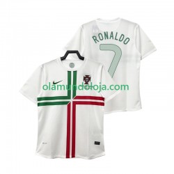 Camisola Portugal Cristiano Ronaldo 7 2012 Retro Homem Equipamento Segundo Manga Curta